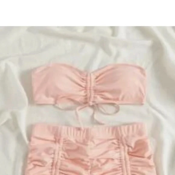 NEWT BABY PINK SWIMSUIT ( 2 pieces) - Picture 3 of 11